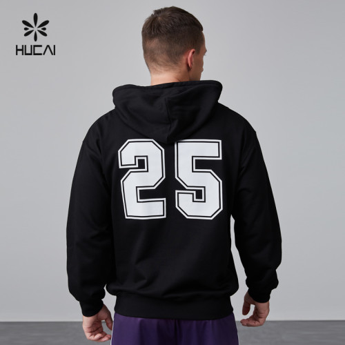 HUCAI Activewear Manufacturer| Custom Gym Hoodies Cotton Polyester Printing Trendy Men's Top