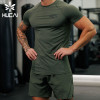 Hucai Sportswear Manufacturing Custom Lightweight Fast Drying Fabric Fitness Training T-shirt