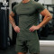 Hucai Sportswear Manufacturing Custom Lightweight Fast Drying Fabric Fitness Training T-shirt