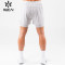 OEM Gym Contrast Color Elastic Shorts Mens 2 in1 Double Layers