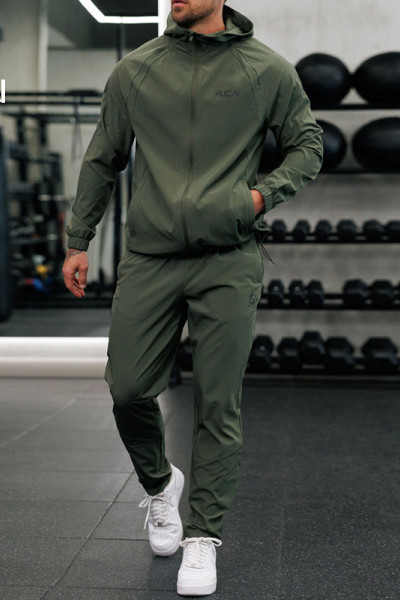 oem mens athletic wear custom manufacture hoodied style sports coat long sleeve