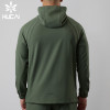 oem mens athletic wear custom manufacture hoodied style sports coat long sleeve