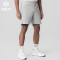 HUCAI Customized Men's Sportswear Laser Punching 2-in-1 Fitness Shorts Manufacturer