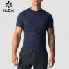 HUCAI Sportswear Private Label Sport T-shirts Splicing Breathable And Comfortable