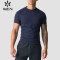 HUCAI Sportswear Private Label Sport T-shirts Splicing Breathable And Comfortable