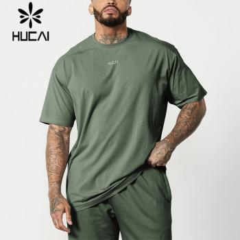 Men's Fitness T-shirt Manufacturer Smooth and Cool Fabric Oversized  Sports Top