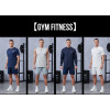 Branded Fitness Shorts with Knitted Ribbed Elastic Waistband|Hucai Activewear Manufacturer