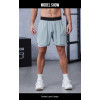 Autumn Workout Shorts with Inner Compression Layer|Hucai Activewear Manufacturer
