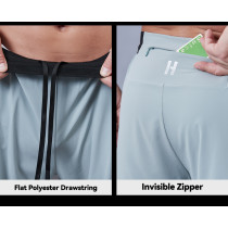 Autumn Workout Shorts with Inner Compression Layer|Hucai Activewear Manufacturer