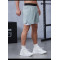Autumn Workout Shorts with Inner Compression Layer|Hucai Activewear Manufacturer
