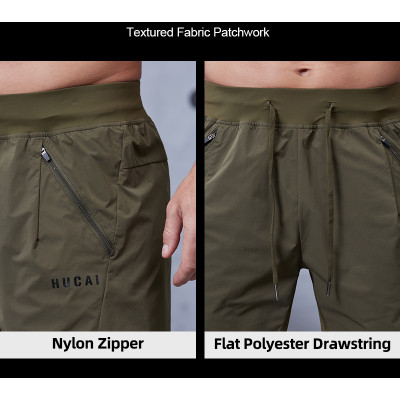 Premium Activewear Artful Structural Design Drawstring Gym Shorts For Men|Hucai Activewear Manufacturer