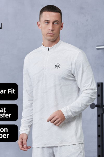 Quick-Dry Long Sleeve Activewear for Outdorr Fitness|Hucai Activewear Manufacturer