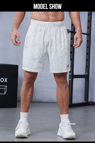 Quick-Dry 5-Inch Training Shorts With Lnner Compression Layer|Hucai Activewear Manufacturer