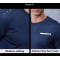 Mens Fitness T Shirts Lightweight Breathable Reflective logo |Hucai Activewear Manufacturer