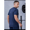 Mens Fitness T Shirts Lightweight Breathable Reflective logo |Hucai Activewear Manufacturer