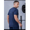 Mens Fitness T Shirts Lightweight Breathable Reflective logo |Hucai Activewear Manufacturer