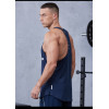 Custom Silver Heat Transfer Logo Athletic Fitness Tank Top |Hucai Activewear Manufacturer