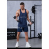 Custom Silver Heat Transfer Logo Athletic Fitness Tank Top |Hucai Activewear Manufacturer