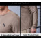 High quality 60 combed pure Australian cotton Long Sleeve Gym Shirt |Hucai Activewear Manufacturer