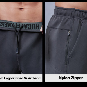 Premium 3D Silicon Logo Training Shorts with Elastic Waistband|Hucai Activewear Manufacturer