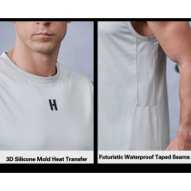 Custom Sleeveless Workout Shirt with Moisture-Wicking Fabric |Hucai Activewear Manufacturer