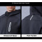 Custom 3D Silicone logo Waterproof Zipper Gym Sports Jacket |Hucai Activewear Manufacturer