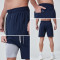 Custom Premium Waterproof Zipper 2 in 1 Mens Running Shorts |Hucai Activewear Manufacturer