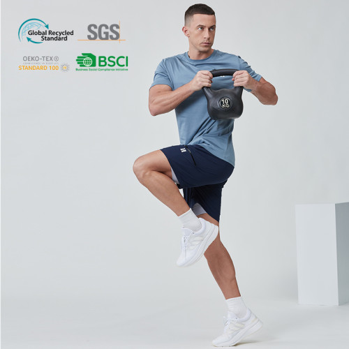 Custom Premium Waterproof Zipper 2 in 1 Mens Running Shorts |Hucai Activewear Manufacturer