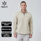Custom High Quality Men Sports Sweatshirt 1/4 Pullover Quarter-zip  |Hucai Activewear Manufacturer