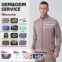 Custom High Quality Men Running Jacket Zip up Regular Fit |Hucai Activewear Manufacturer