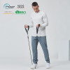 Custom Fitness Long Sleeve Double Long-staple Cotton Spandex |Hucai Activewear Manufacturer