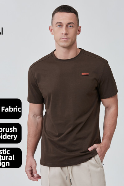 Custom Men Gym T Shirts Cool Feeling Regular Fit |Hucai Activewear Manufacturer