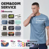 Custom Men Gym T Shirts Cooling 60s Combed Pure Australian Cotton|Hucai Activewear Manufacturer