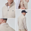 Custom Men Golf Jackets Spandex Quilted Cotton Air Layer |Hucai Activewear Manufacturer