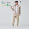Custom Men Golf Jackets Spandex Quilted Cotton Air Layer |Hucai Activewear Manufacturer