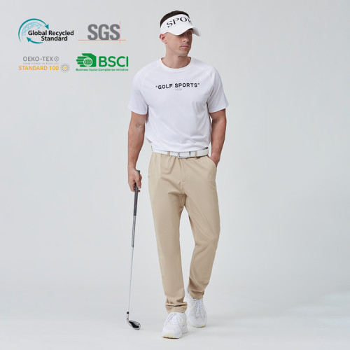 Custom Golf T Shirts Lightweight 100s Yacool Cotton Nylon |Hucai Activewear Manufacturer