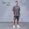 Custom Gym T Shirts  Oversized Heavyweight Acid Washed DGT Printing|Hucai Activewear Manufacturer