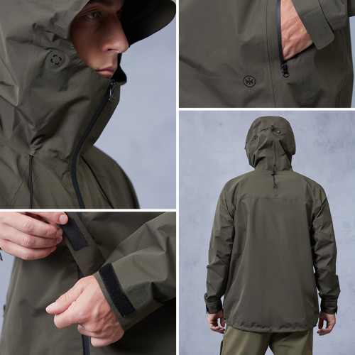 Custom Outdoor Hiking Jacket Lightweight Sturdy Insulated Waterproof |Hucai Activewear Manufacturer