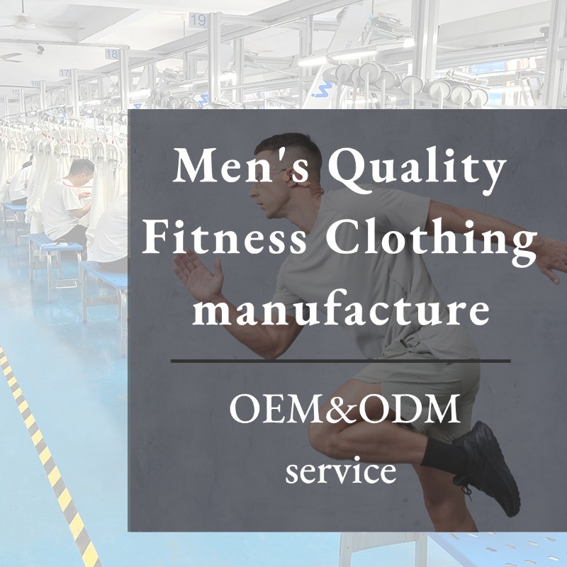 Men's Quality Fitness Clothing Manufacture: China Made with Advanced Sweat-Wicking Fabric