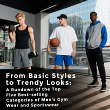 From Basic Styles to Trendy Looks: A Rundown of the Top Five Best-selling Categories of Men's Gym Wear and Sportswear