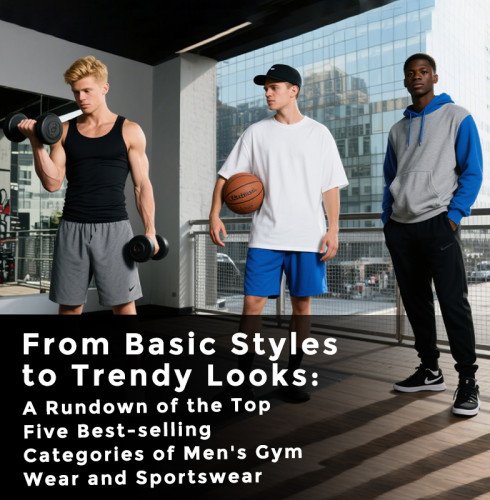 From Basic Styles to Trendy Looks: A Rundown of the Top Five Best-selling Categories of Men's Gym Wear and Sportswear