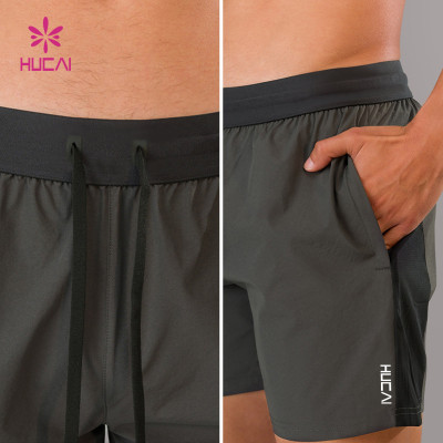 Custom Lightweight Men's Training Shorts with Elastic Waistband