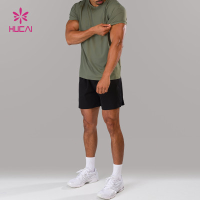 Custom Men's Performance Training T-Shirt with Breathable Fabric