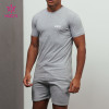 Custom Logo Men's Gym T-Shirt with Premium Cotton-Blend Fabric