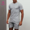 Custom Logo Men's Gym T-Shirt with Premium Cotton-Blend Fabric