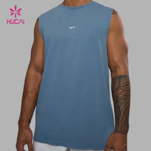 Custom Men's Sleeveless Gym Tank with Relaxed Fit