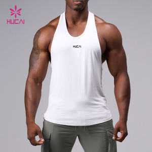Custom Men's Racerback Gym Stringer Tank for Training and Fitness