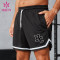 Custom Men's Knitted Mesh Sports Shorts | 3D Towel Embroidery Gym Shorts Manufacturer