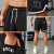 Custom Men's Knitted Mesh Sports Shorts | 3D Towel Embroidery Gym Shorts Manufacturer