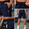 Custom Men's Nylon Stretch Training Shorts | Elastic Waistband Gym Shorts Manufacturer